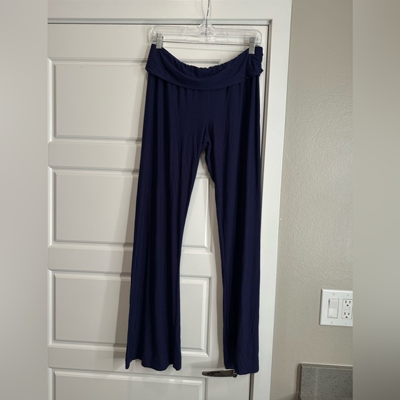 Helen Jon Navy Wide Leg Pants - Picture 1 of 3
